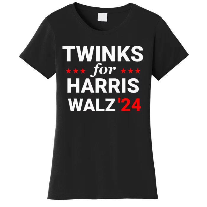 Twinks For Kamala Harris Tim Waltz 2024 Women's T-Shirt