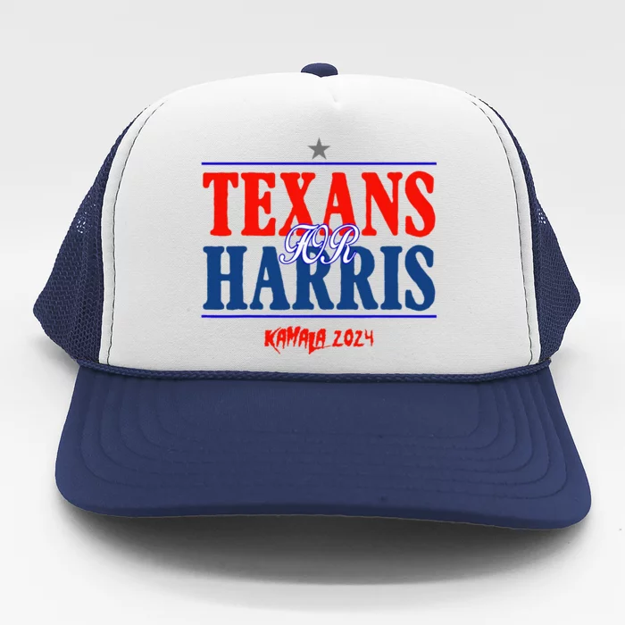 Texans For Kamala Harris 2024 Texans For Harris Kamala 2024 Trucker Hat