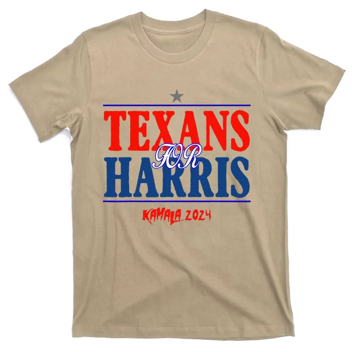 Texans For Kamala Harris 2024 Texans For Harris Kamala 2024 T-Shirt