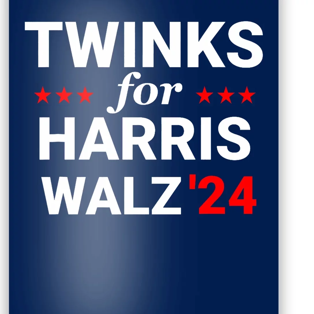 Twinks For Kamala Harris Tim Waltz 2024 Poster