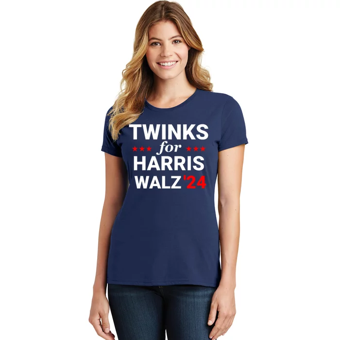 Twinks For Kamala Harris Tim Waltz 2024 Women's T-Shirt