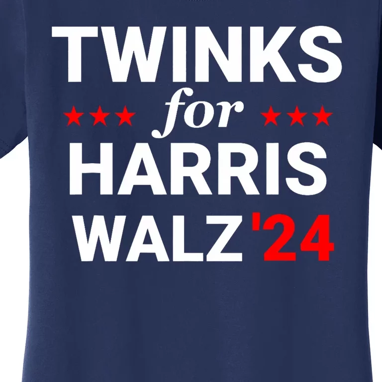 Twinks For Kamala Harris Tim Waltz 2024 Women's T-Shirt