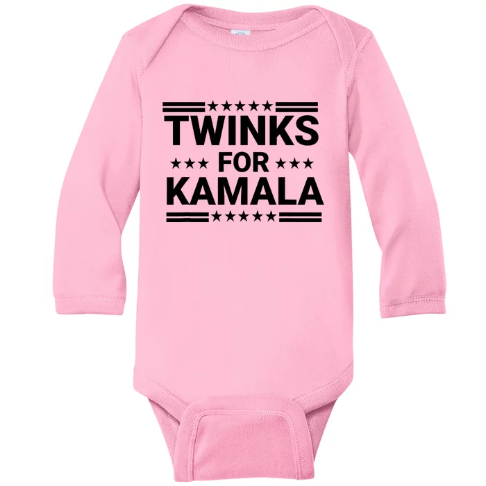 Twinks For Kamala Harris Baby Long Sleeve Bodysuit