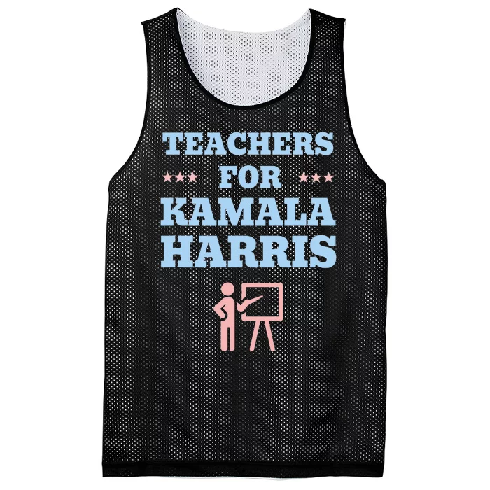 Teachers For Kamala Harris 2024 Change Breaking Barriers Mesh Reversible Basketball Jersey Tank