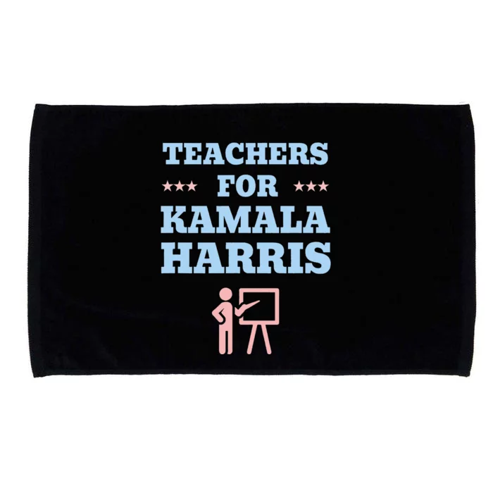 Teachers For Kamala Harris 2024 Change Breaking Barriers Microfiber Hand Towel