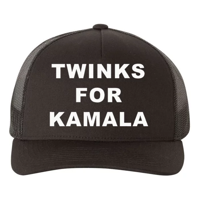 Twinks For Kamala 2024 Lgbtq+ Pride Support Kamala Harris Yupoong Adult 5-Panel Trucker Hat