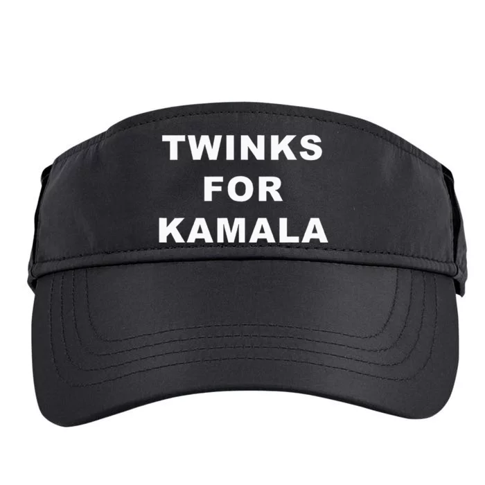 Twinks For Kamala 2024 Lgbtq+ Pride Support Kamala Harris Adult Drive Performance Visor