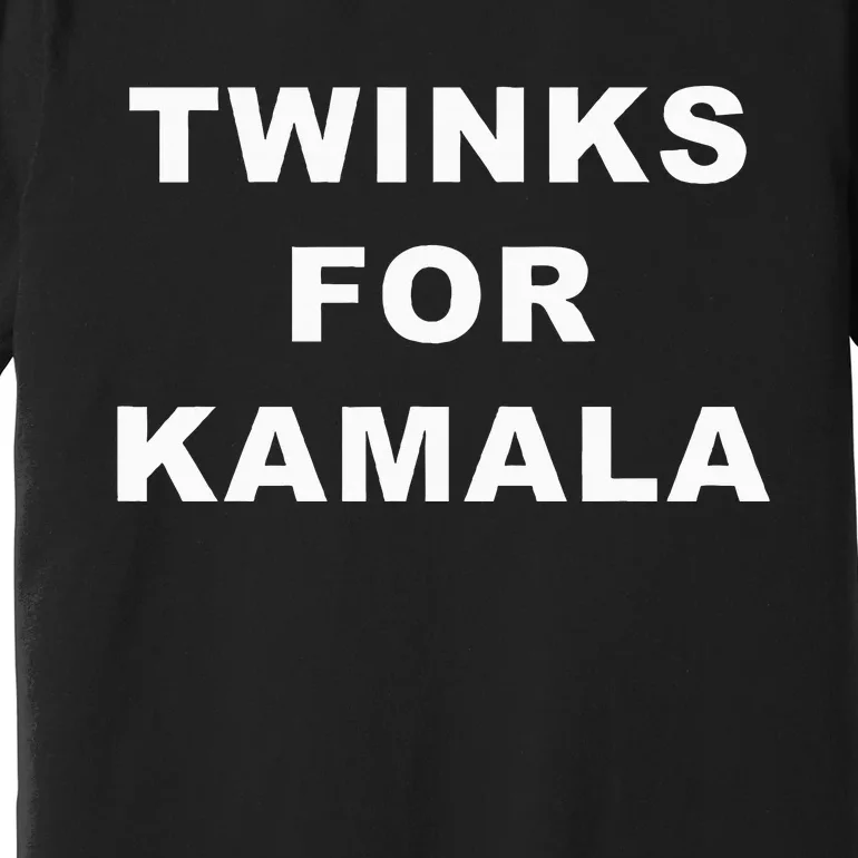 Twinks For Kamala 2024 Lgbtq+ Pride Support Kamala Harris Premium T-Shirt