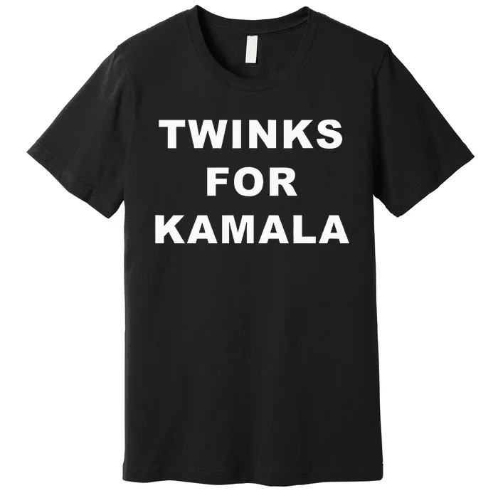 Twinks For Kamala 2024 Lgbtq+ Pride Support Kamala Harris Premium T-Shirt