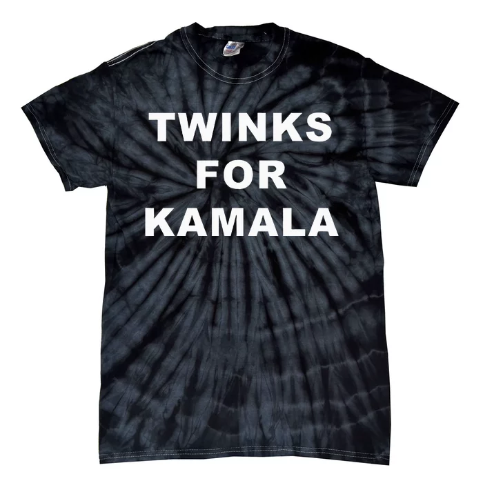 Twinks For Kamala 2024 Lgbtq+ Pride Support Kamala Harris Tie-Dye T-Shirt