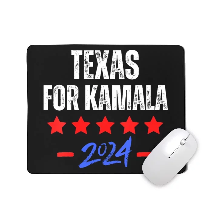 Texas For Kamala 2024 Dnc Kamala Harris Supporter Mousepad