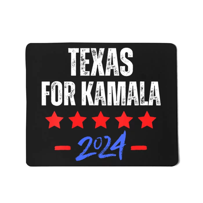 Texas For Kamala 2024 Dnc Kamala Harris Supporter Mousepad