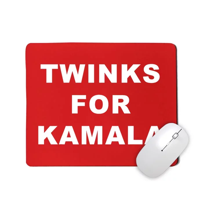 Twinks For Kamala 2024 Lgbtq+ Pride Support Kamala Harris Mousepad