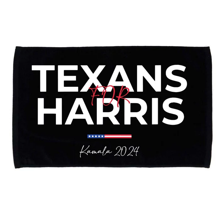 Texans For Kamala Harris 2024 Texans For Harris Kamala 2024 Microfiber Hand Towel