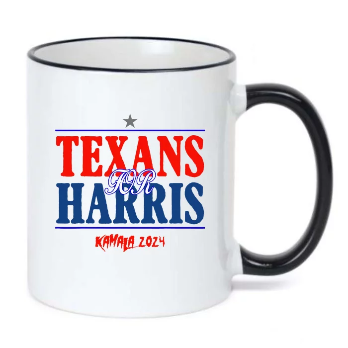 Texans For Kamala Harris 2024 Texans For Harris Kamala 2024 Black Color Changing Mug