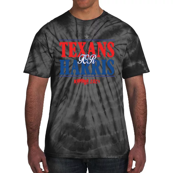 Texans For Kamala Harris 2024 Texans For Harris Kamala 2024 Tie-Dye T-Shirt