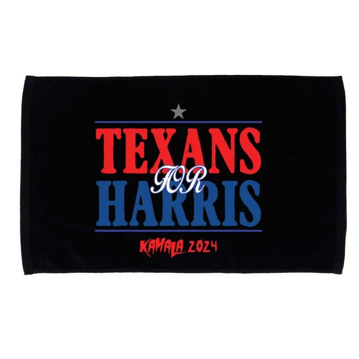 Texans For Kamala Harris 2024 Texans For Harris Kamala 2024 Microfiber Hand Towel