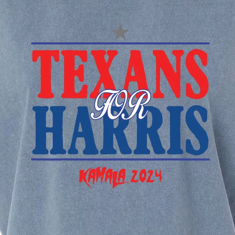 Texans For Kamala Harris 2024 Texans For Harris Kamala 2024 Garment-Dyed Women's Muscle Tee