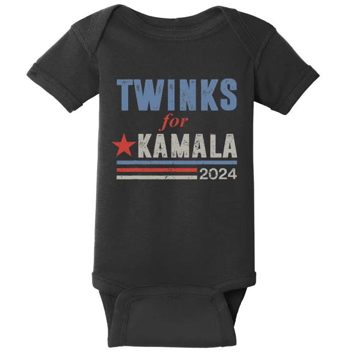 Twinks For Kamala Harris 2024 Baby Bodysuit