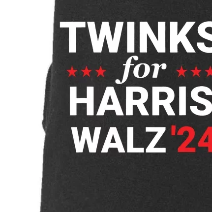 Twinks For Kamala Harris Tim Waltz 2024 Doggie 3-End Fleece Hoodie