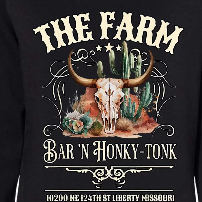 The Farm Liberty Missouri USA Bar Honky Tonk Music Womens California Wash Sweatshirt