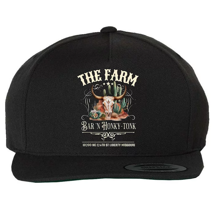 The Farm Liberty Missouri USA Bar Honky Tonk Music Wool Snapback Cap