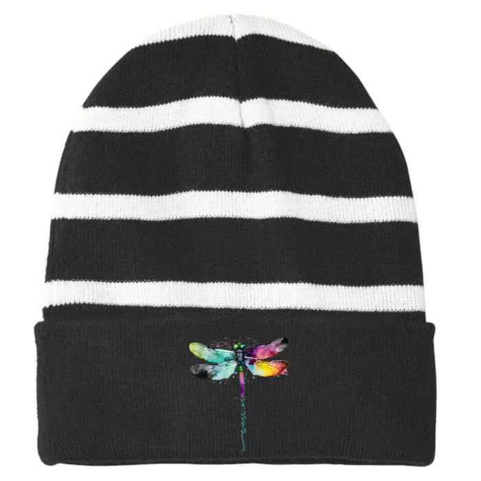 The Farm Liberty Missouri USA Bar Honkytonk Music Striped Beanie with Solid Band