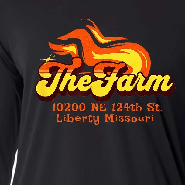 The Farm Liberty Missouri USA Bar Honky Tonk Music Cooling Performance Long Sleeve Crew