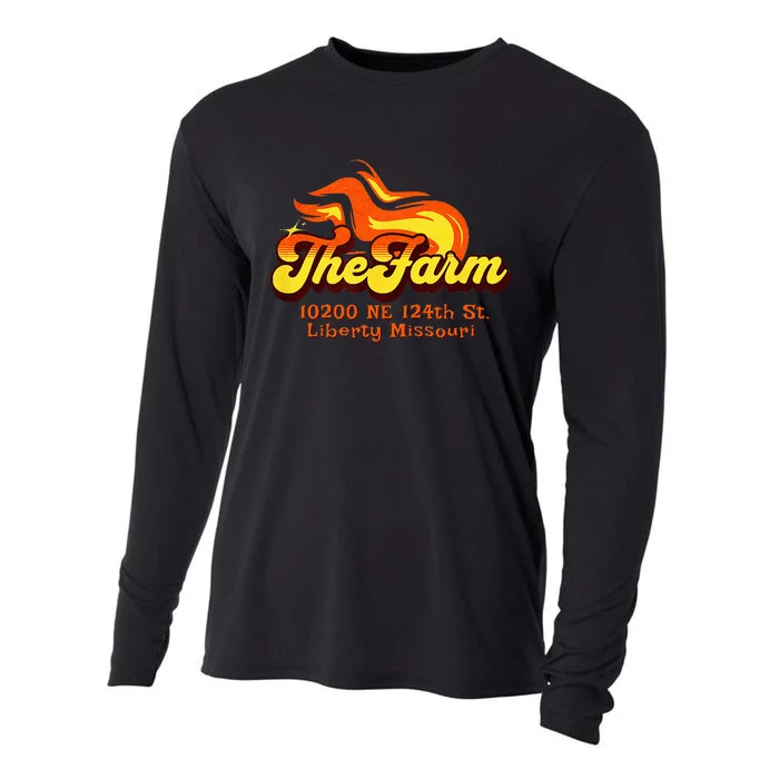 The Farm Liberty Missouri USA Bar Honky Tonk Music Cooling Performance Long Sleeve Crew