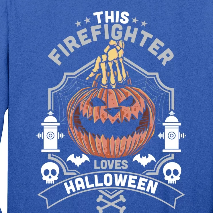 This Firefighter Loves Halloween Gift Long Sleeve Shirt