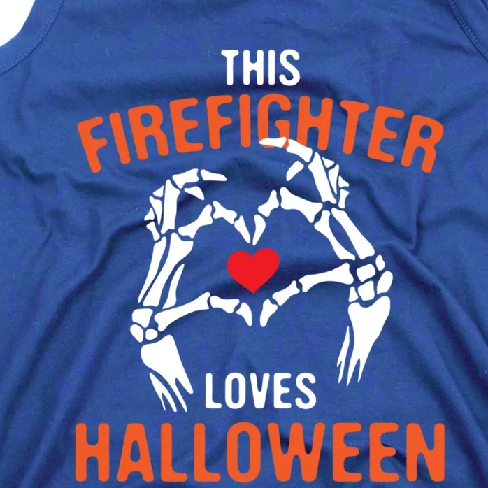 This Firefighter Loves Halloween Fire Scary Fire Marshal Meaningful Gift Tank Top