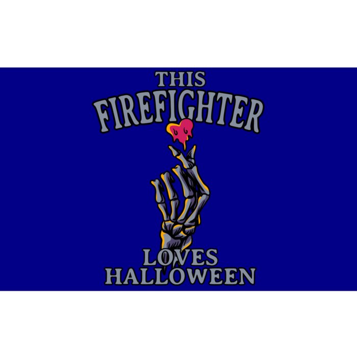 This Firefighter Loves Halloween Fire Scary Fire Marshal Cool Gift Bumper Sticker