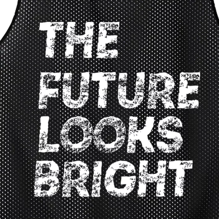 The Future Looks Bright Mesh Reversible Basketball Jersey Tank