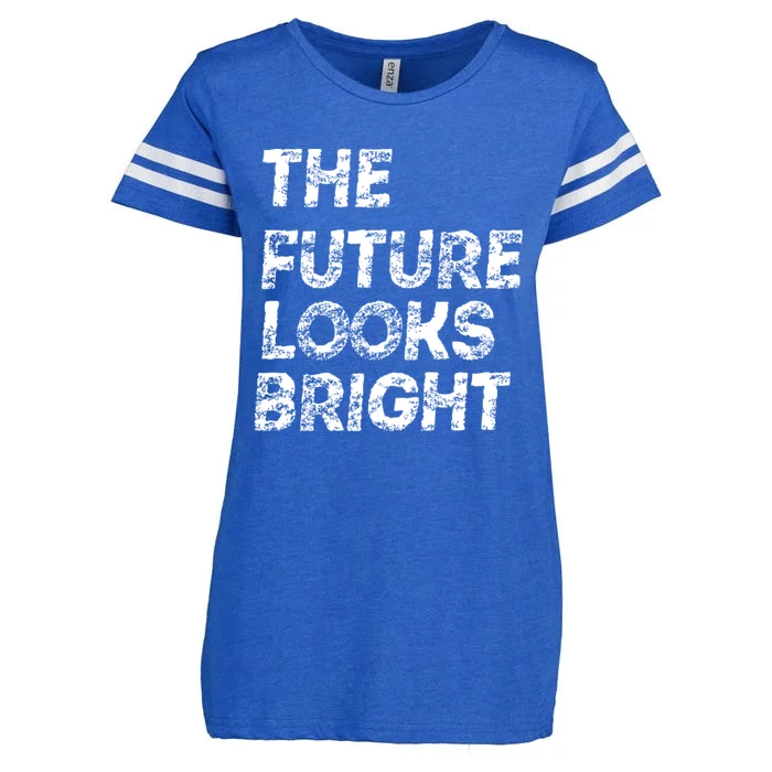 The Future Looks Bright Enza Ladies Jersey Football T-Shirt