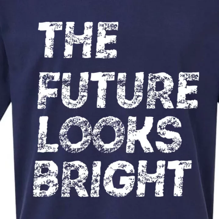 The Future Looks Bright Sueded Cloud Jersey T-Shirt