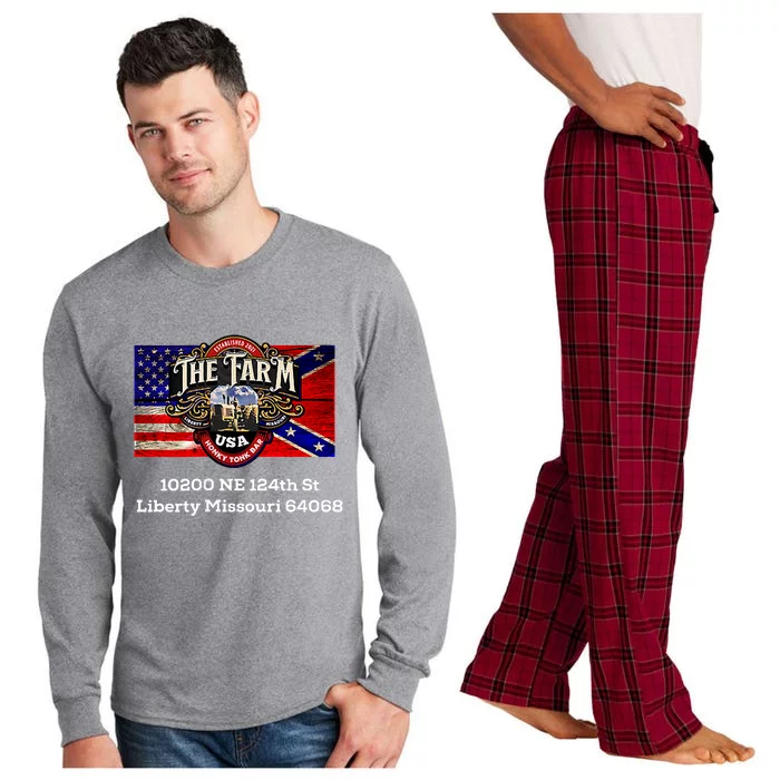 The Farm Liberty Missouri Usa Bar Honkytonk Long Sleeve Pajama Set