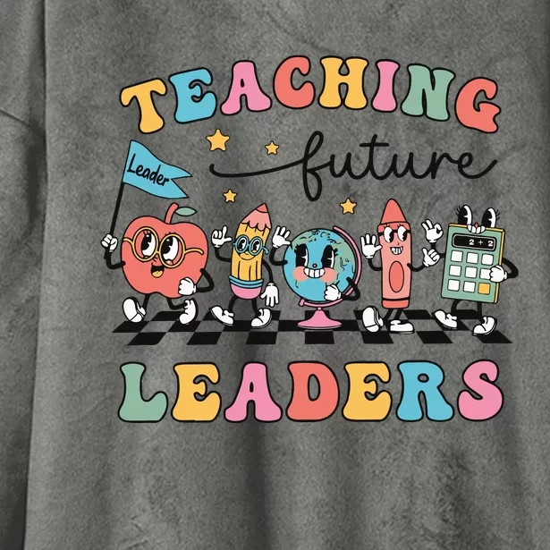 Teaching Future Leaders Back To School Hooded Wearable Blanket