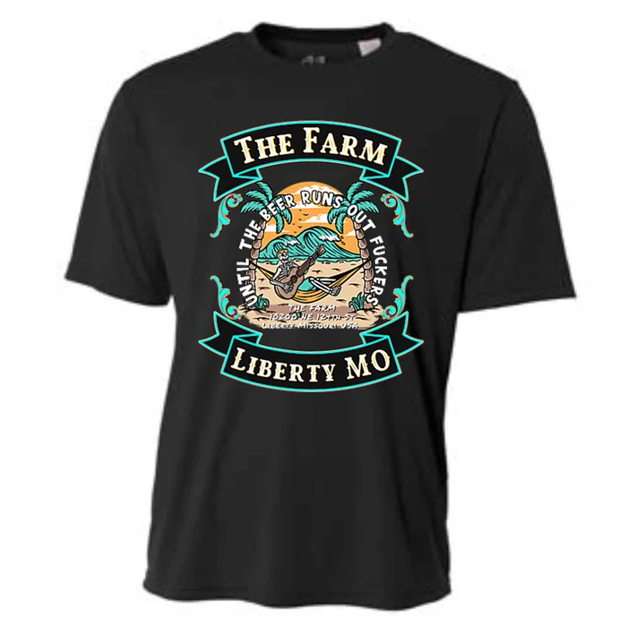 The Farm Liberty Missouri USA Bar Honky Tonk Music Summer Cooling Performance Crew T-Shirt