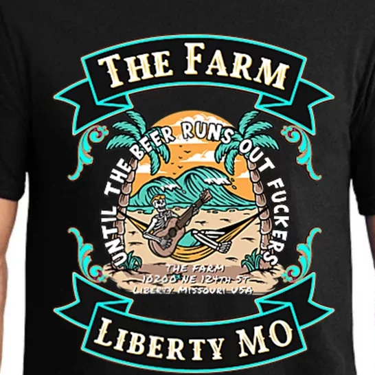 The Farm Liberty Missouri USA Bar Honky Tonk Music Summer Pajama Set