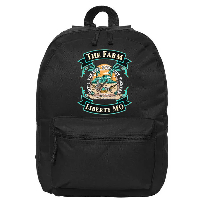 The Farm Liberty Missouri USA Bar Honky Tonk Music Summer 16 in Basic Backpack