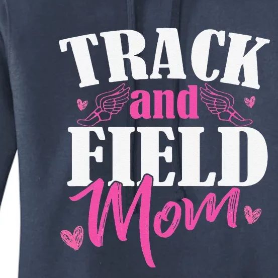 Track & Field Mom Sports Running Proud MotherS Day Women's Pullover Hoodie