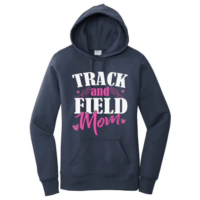 Track & Field Mom Sports Running Proud MotherS Day Women's Pullover Hoodie