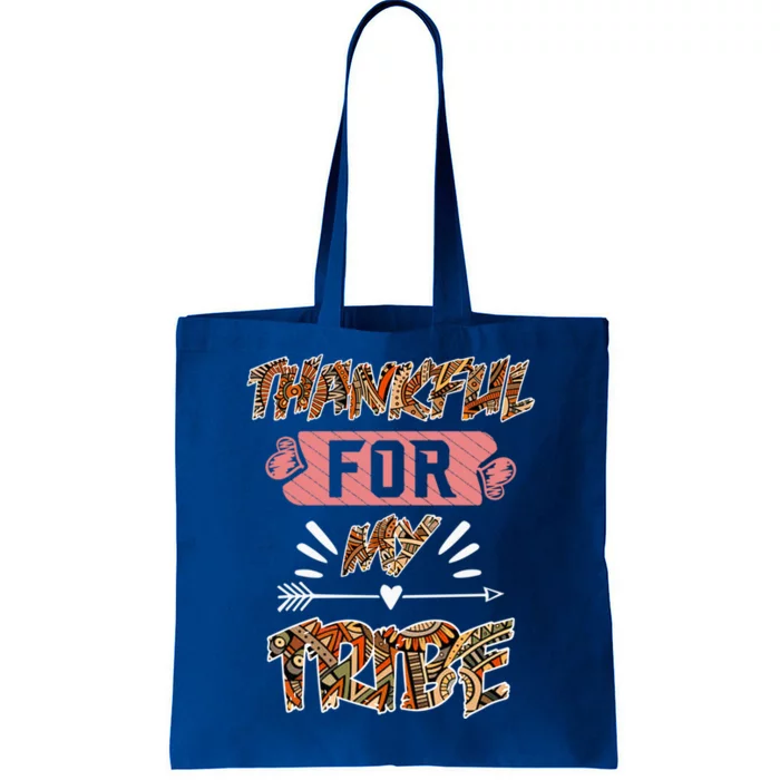 Thankful For My Tribe Teachers Family Matching Gift Tote Bag