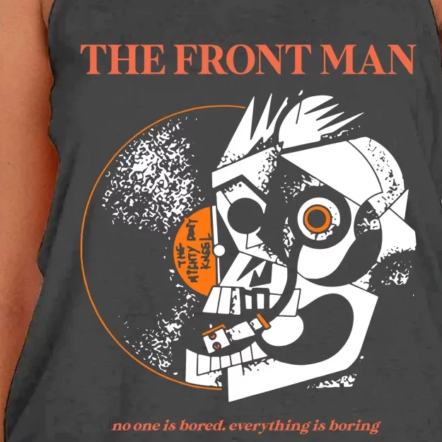 The Front Man Women's Knotted Racerback Tank