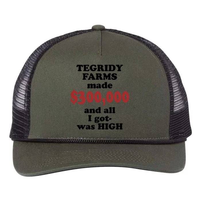 Tegridy Farms Made 300000 Retro Rope Trucker Hat Cap