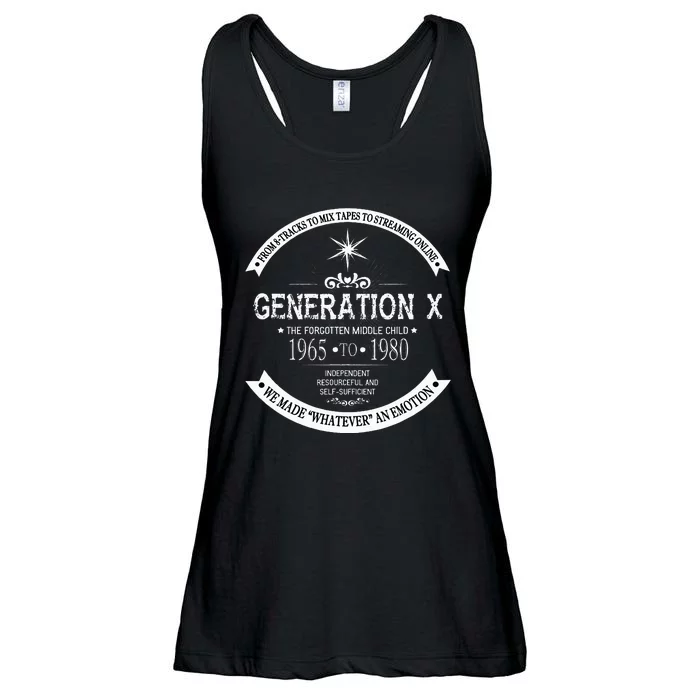 The Forgotten Middle Child Gen X Generation X 60s 70s 80s Ladies Essential Flowy Tank