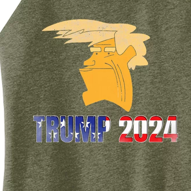 Trump Face Meme Trump 2024 Trump Merchandise. Women’s Perfect Tri Rocker Tank