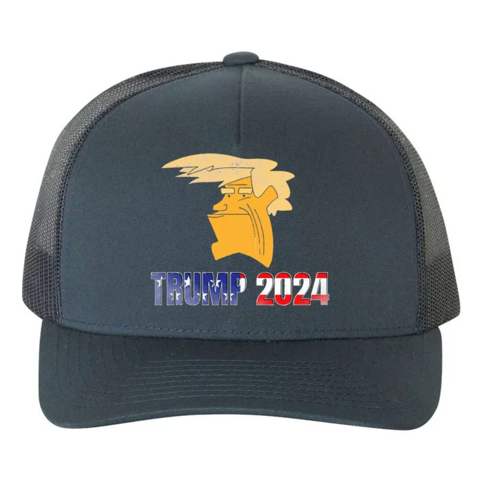 Trump Face Meme Trump 2024 Trump Merchandise. Yupoong Adult 5-Panel Trucker Hat