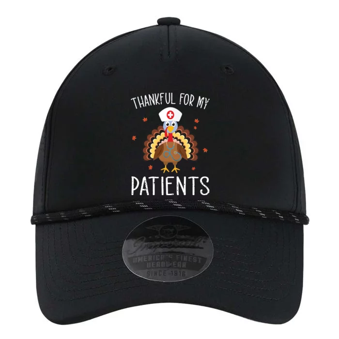 Thankful For My Patients Thanksgiving Apparel Thankful Gift Performance The Dyno Cap