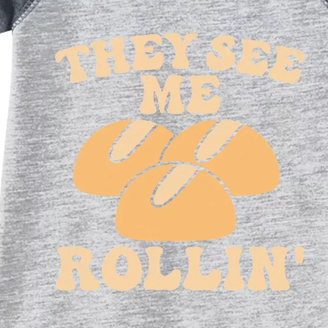 Thanksgiving Family Matching Outfit They See Me Rollin Infant Baby Jersey Bodysuit